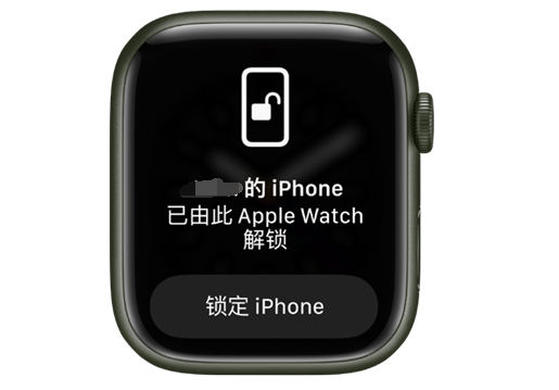 于田苹果手机维修分享用 AppleWatch 解锁配备面容 ID 的 iPhone方法 